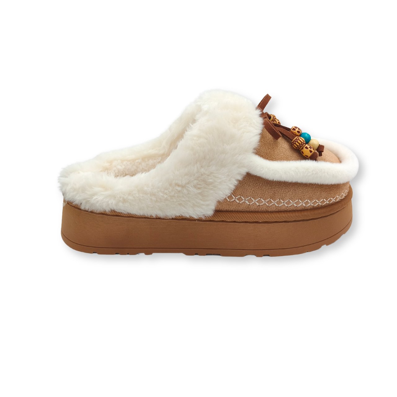 Amix Cimont- Pantofole platform Imbottite con fondo Memory